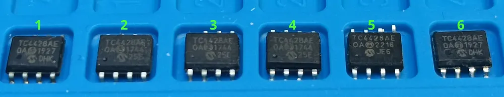 The real counterfeits from the case study I keep in my lab