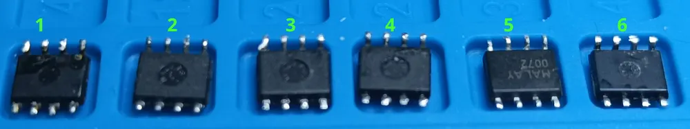 Counterfeits from the bottom side