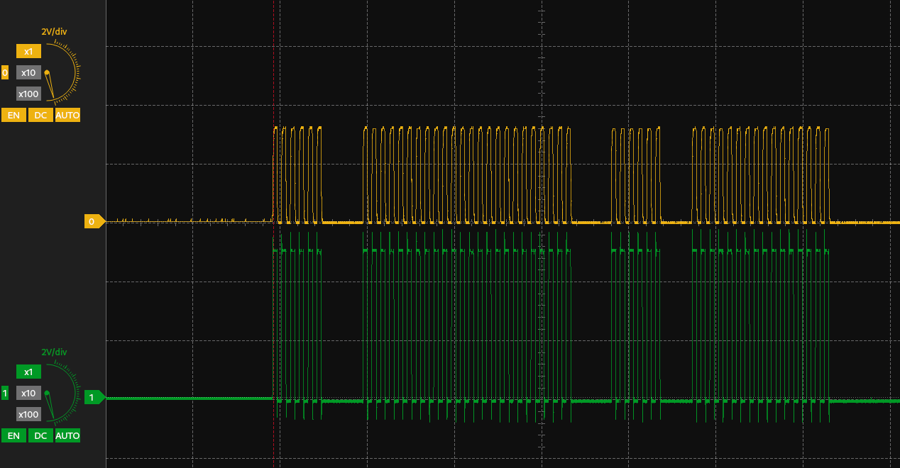 My traces on U20 with a new chip